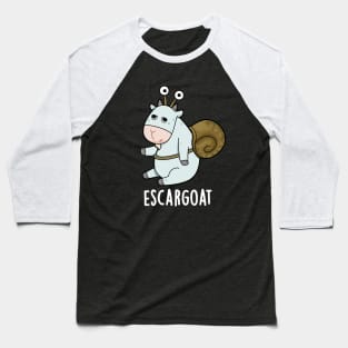 Escar-goat Cute French Snail Pun Baseball T-Shirt